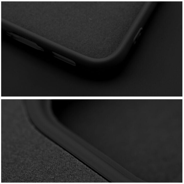 Forcell silikona apvalks priekš iPhone 15 Pro (6,1”) – Melns cena un informācija | Telefonu vāciņi, maciņi | 220.lv
