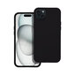 Forcell silikona apvalks priekš iPhone 15 (6,1”) – Melns cena un informācija | Telefonu vāciņi, maciņi | 220.lv