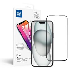 Blue Star 5D Защитное стекло 9H для iPhone 15 Plus (6,7″) цена и информация | Защитные пленки для телефонов | 220.lv