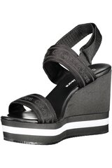 Sandales sievietēm Calvin Klein YW0YW00572F, melnas cena un informācija | Sieviešu sandales | 220.lv