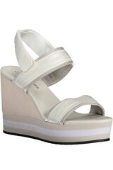 Sandales sievietēm Calvin Klein YW0YW00572F, baltas cena un informācija | Sieviešu sandales | 220.lv