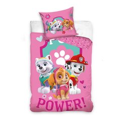 Bērnu gultasveļas komplekts Paw Patrol 150x210+50x60cm, 2 daļas cena un informācija | Bērnu gultas veļa | 220.lv