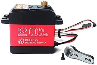 20kg servo DS3120MG alumīnija apvalks ūdensizturīgs digitālais servo RC automašīnai (vadības leņķis 180) cena un informācija | YUNIQUE GREEN-CLEAN-POWER Datortehnika | 220.lv