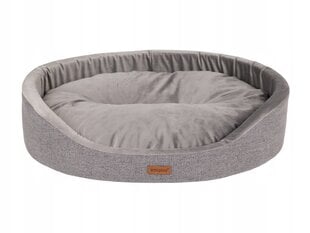 Овальный лежак для собак Amiplay Siena, разные размеры, серый цена и информация | Лежаки, домики | 220.lv