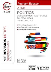 My Revision Notes: Pearson Edexcel A-level Politics: UK Government and Politics, Political Ideas and Global Politics цена и информация | Книги по социальным наукам | 220.lv