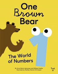 One Brown Bear: The World of Numbers cena un informācija | Grāmatas mazuļiem | 220.lv