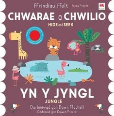 Chwarae a Chwilio: yn y Jyngl / Hide and Seek: in the Jungle Bilingual edition cena un informācija | Grāmatas mazuļiem | 220.lv
