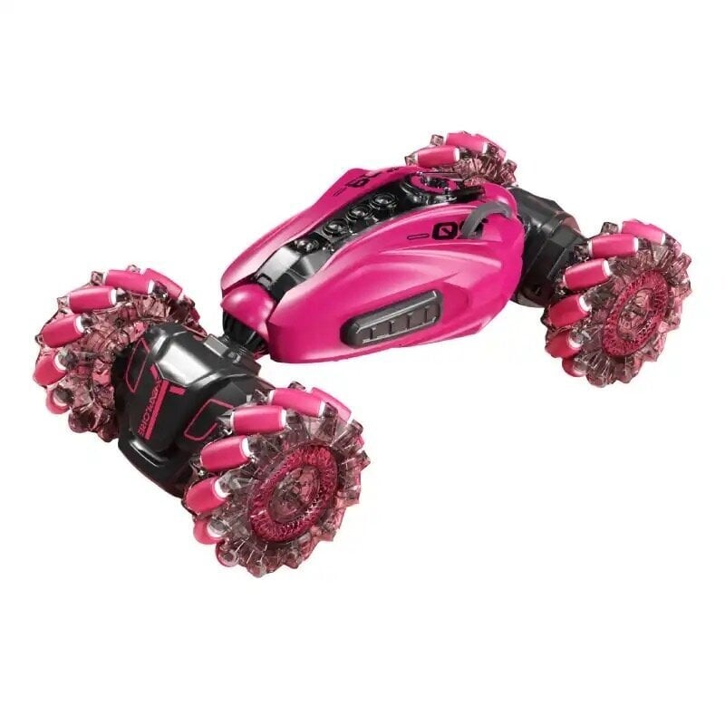 Radio vadāms auto Stunt Car, rozā cena un informācija | Rotaļlietas zēniem | 220.lv