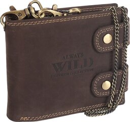 RFID кожаный кошелек ALATI METSIK 2900-BIC коричневый цена и информация | Женские кошельки, держатели для карточек | 220.lv