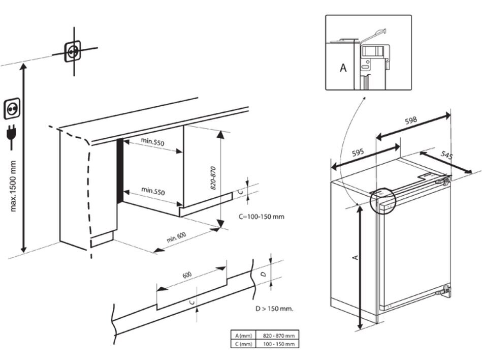 Beko BU1154N cena un informācija | Ledusskapji | 220.lv