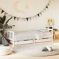Bērnu gultas rāmis ar atvilktnēm, balts, priedes masīvkoks цена и информация | Bērnu gultas | 220.lv