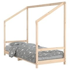 Bērnu gultas rāmis, 80x200 cm, priedes masīvkoks цена и информация | Детские кровати | 220.lv