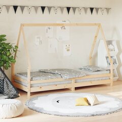 Bērnu gultas rāmis, 80x200 cm, priedes masīvkoks cena un informācija | Bērnu gultas | 220.lv