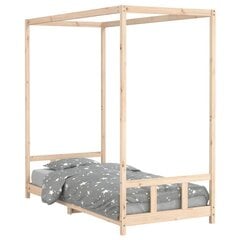 Bērnu gultas rāmis, 90x200 cm, priedes masīvkoks цена и информация | Детские кровати | 220.lv