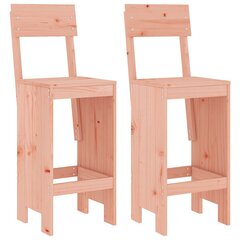 Dārza krēsli, 2 gab., 40x48,5x115,5 cm, egles masīvkoks cena un informācija | Dārza krēsli | 220.lv