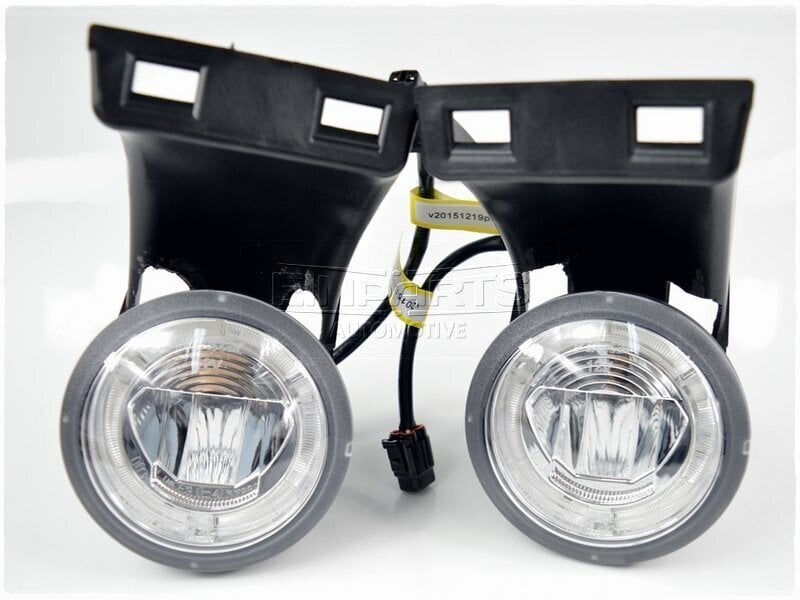 EinParts DL19 Dienas gaitas gaismas LED DRL miglas lukturi 6000K 12/24V priekš Dodge RAM 1500/2500/3500 cena un informācija | Automašīnu spoguļi, restes, lukturi | 220.lv