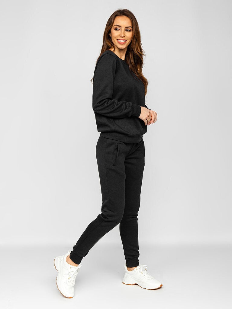 Sporta tērps sievietēm J.Style Fleece Black 70W03-1, melns cena un informācija | Sporta apģērbs sievietēm | 220.lv