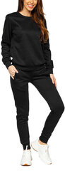 Sporta tērps sievietēm J.Style Fleece Black 70W03-1, melns цена и информация | Спортивная одежда для женщин | 220.lv