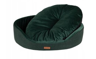 Ovāla guļvieta suņiem Amiplay Siena, dažādi izmēri, zaļa cena un informācija | Suņu gultas, spilveni, būdas | 220.lv