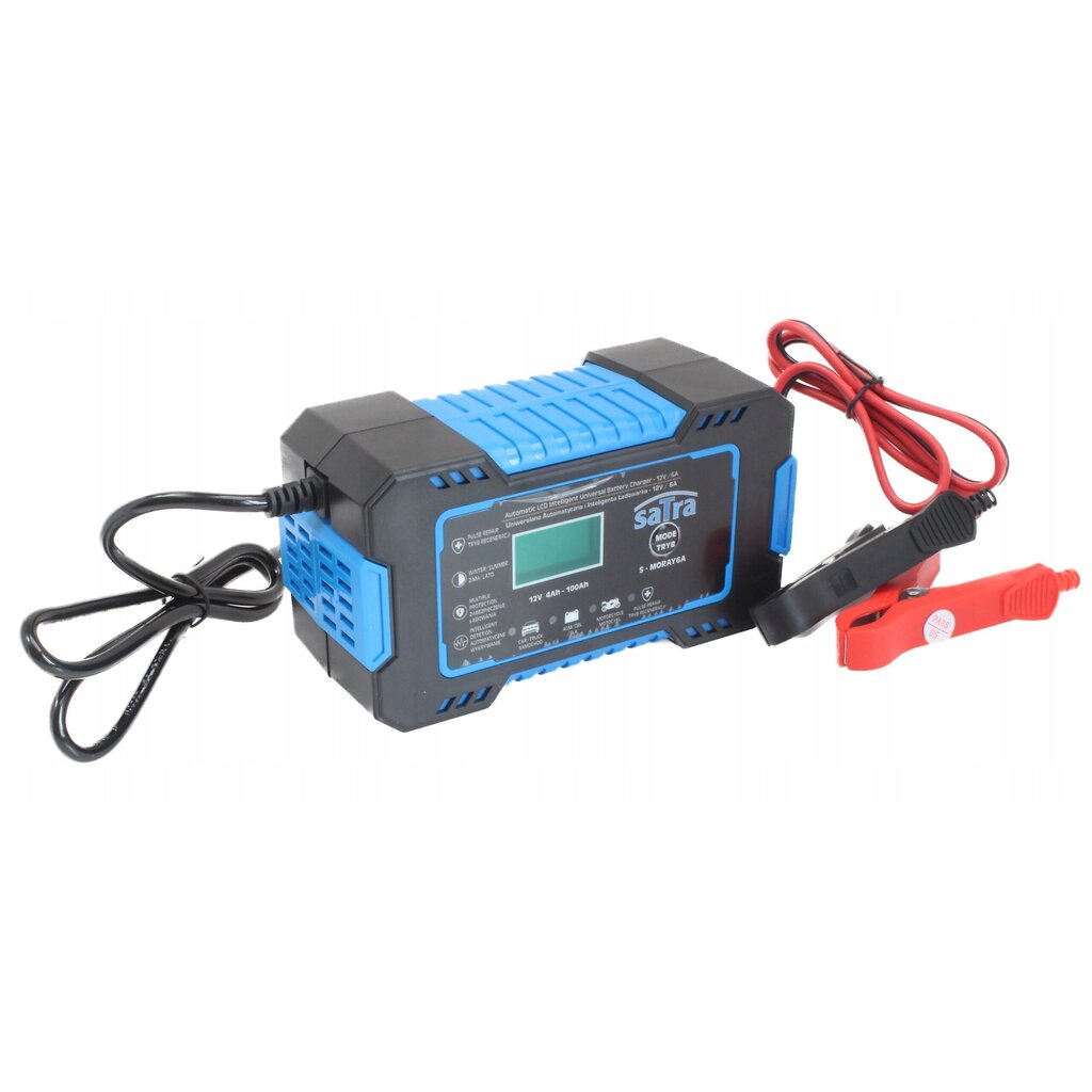 Akumulatoru lādētājs Satra, 12 V 6 A 4-100 Ah цена и информация | Akumulatoru lādētāji | 220.lv