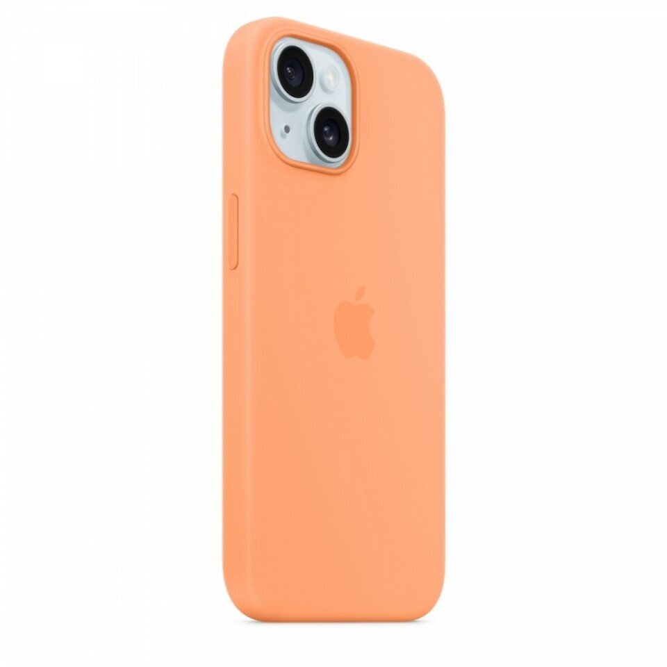 Apple iPhone 15 Silicone Case with MagSafe Orange Sorbet MT0W3ZM/A цена и информация | Telefonu vāciņi, maciņi | 220.lv