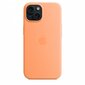 Apple iPhone 15 Silicone Case with MagSafe Orange Sorbet MT0W3ZM/A цена и информация | Telefonu vāciņi, maciņi | 220.lv