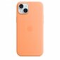 Apple iPhone 15 Plus Silicone Case with MagSafe Orange Sorbet MT173ZM/A cena un informācija | Telefonu vāciņi, maciņi | 220.lv