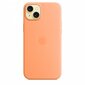 Apple iPhone 15 Plus Silicone Case with MagSafe Orange Sorbet MT173ZM/A цена и информация | Telefonu vāciņi, maciņi | 220.lv