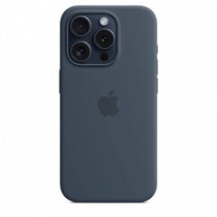 Apple iPhone 15 Pro Silicone Case with MagSafe - Storm Blue MT1D3ZM/A цена и информация | Чехлы для телефонов | 220.lv