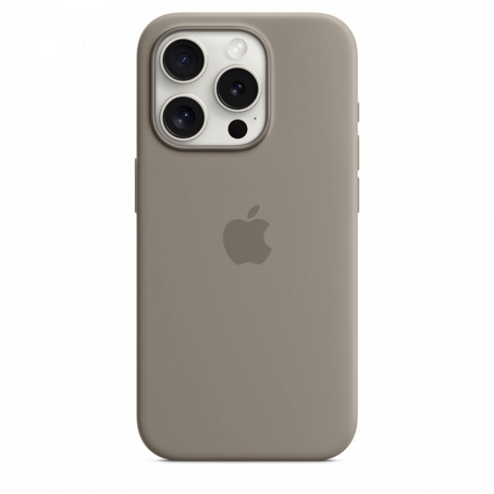 Apple iPhone 15 Pro Silicone Case with MagSafe Clay MT1E3ZM/A cena un informācija | Telefonu vāciņi, maciņi | 220.lv