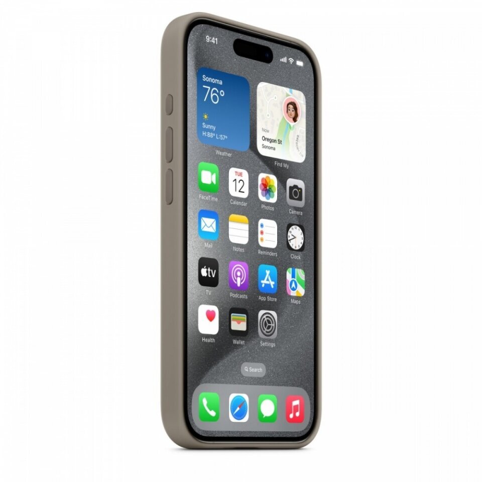 Apple iPhone 15 Pro Silicone Case with MagSafe Clay MT1E3ZM/A cena un informācija | Telefonu vāciņi, maciņi | 220.lv