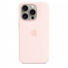 Apple iPhone 15 Pro Silicone Case with MagSafe Light Pink MT1F3ZM/A cena un informācija | Telefonu vāciņi, maciņi | 220.lv