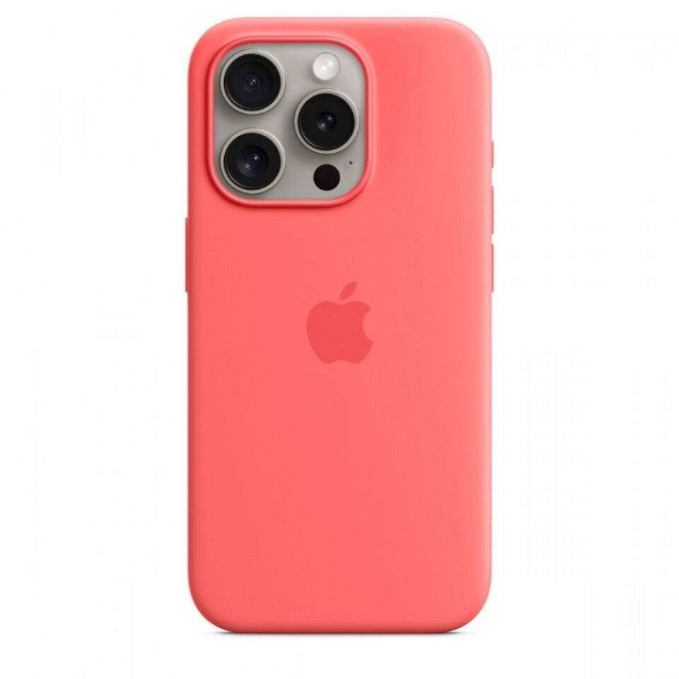 Apple iPhone 15 Pro Silicone Case with MagSafe Orange Sorbet MT1H3ZM/A цена и информация | Telefonu vāciņi, maciņi | 220.lv