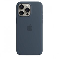 Apple iPhone 15 Pro Max Silicone Case with MagSafe - Storm Blue MT1P3ZM/A цена и информация | Чехлы для телефонов | 220.lv