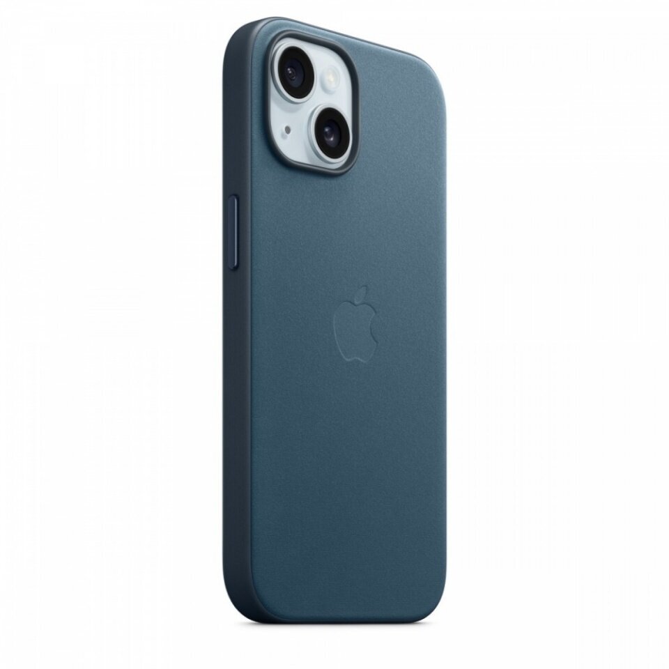 Apple iPhone 15 FineWoven Case with MagSafe Pacific Blue MT3G3ZM/A cena un informācija | Telefonu vāciņi, maciņi | 220.lv