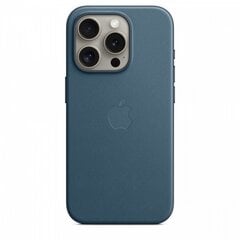 Apple iPhone 15 Pro FineWoven Case with MagSafe - Pacific Blue MT4Q3ZM/A цена и информация | Чехлы для телефонов | 220.lv