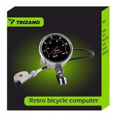 Velosipēda dators Trizand Retro, melns цена и информация | Велокомпьютеры, навигация | 220.lv