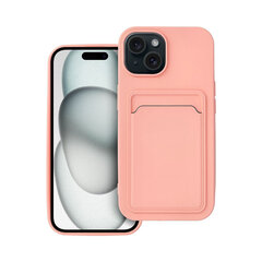 Чехол Forcell CARD для iPhone 15 (6,1") - Розовый цена и информация | Чехлы для телефонов | 220.lv