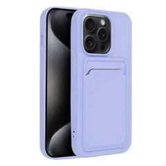 Чехол Forcell CARD для iPhone 15 Pro (6,1") - Фиолетовый цена и информация | Чехлы для телефонов | 220.lv