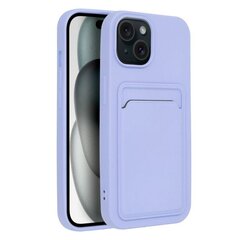 Чехол Forcell CARD для iPhone 15 Plus (6,7") - Фиолетовый цена и информация | Чехлы для телефонов | 220.lv
