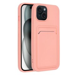Чехол Forcell CARD для iPhone 15 Plus (6,7") - Розовый цена и информация | Чехлы для телефонов | 220.lv