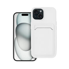 Чехол Forcell CARD для iPhone 15 Plus (6,7") - Белый цена и информация | Чехлы для телефонов | 220.lv