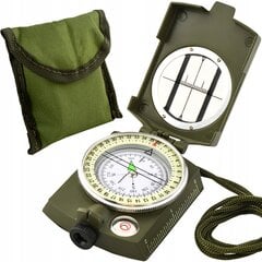 Profesionāls militārais kompass Trizand KM5717, zaļš цена и информация | Компасы | 220.lv