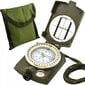 Profesionāls militārais kompass Trizand KM5717, zaļš цена и информация | Kompasi | 220.lv