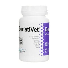 Пищевая добавка для пожилых собак мелких пород VetExpert GeriatiVet, 350 мг, 45 табл. цена и информация | Витамины, пищевые добавки, анти-паразит продукты для собак | 220.lv