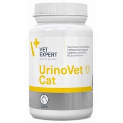 Кормовая добавка для кошек VetExpert UrinoVet Cat, 45 табл. цена и информация | Витамины, пищевые добавки для кошек | 220.lv