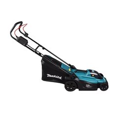 Аккумуляторная газонокосилка Makita DLM 330 SM 18 В, с аккумулятором 4,0 Ач и блоком для зарядки цена и информация | Газонокосилки | 220.lv