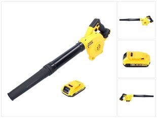 Аккумуляторная воздуходувка DeWalt DCV 100 N цена и информация | Пылесосы для сбора листьев, измельчители веток, очистители тротуарной плитки | 220.lv