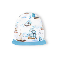 Cepure zēniem ABN-3901-038, balta cena un informācija | Zīdaiņu cepures, cimdi, šalles | 220.lv