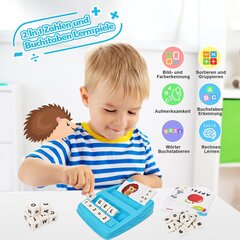 Игрушка для изучения цифр и букв Joozmui, для детей от 3 лет цена и информация | Развивающие игрушки | 220.lv